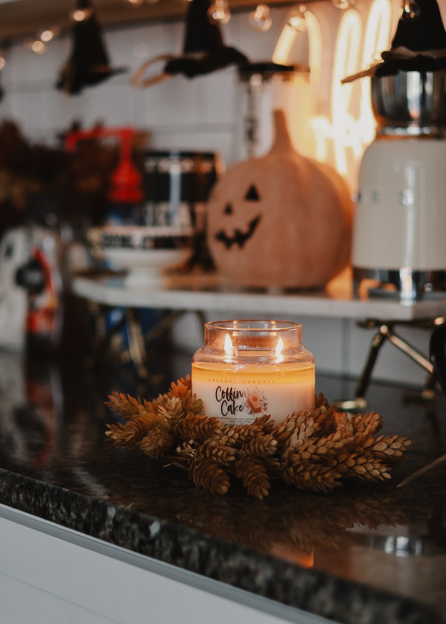 2 Wick Coffin Cake Soy Wax Candle