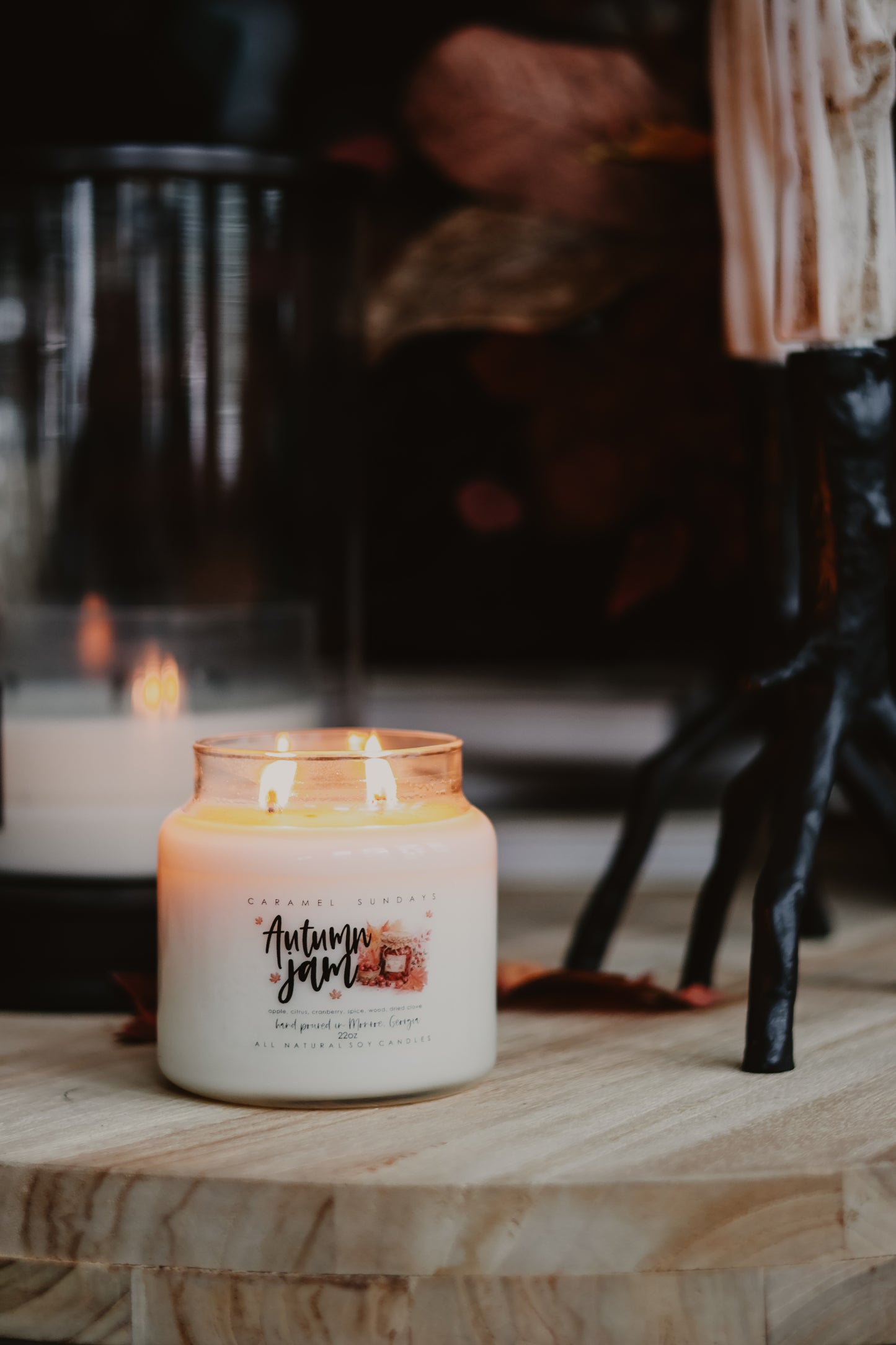 2 Wick Autumn Jam Soy Wax Candle