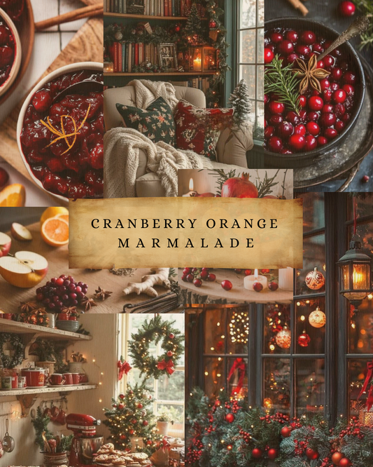 XXL 150oz 4 Wick Cranberry Orange Marmalade Candle