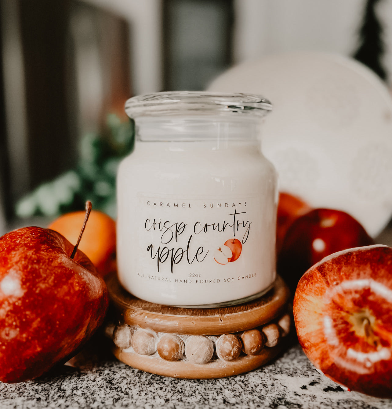 2 Wick Crisp Country Apple Soy Wax Candle