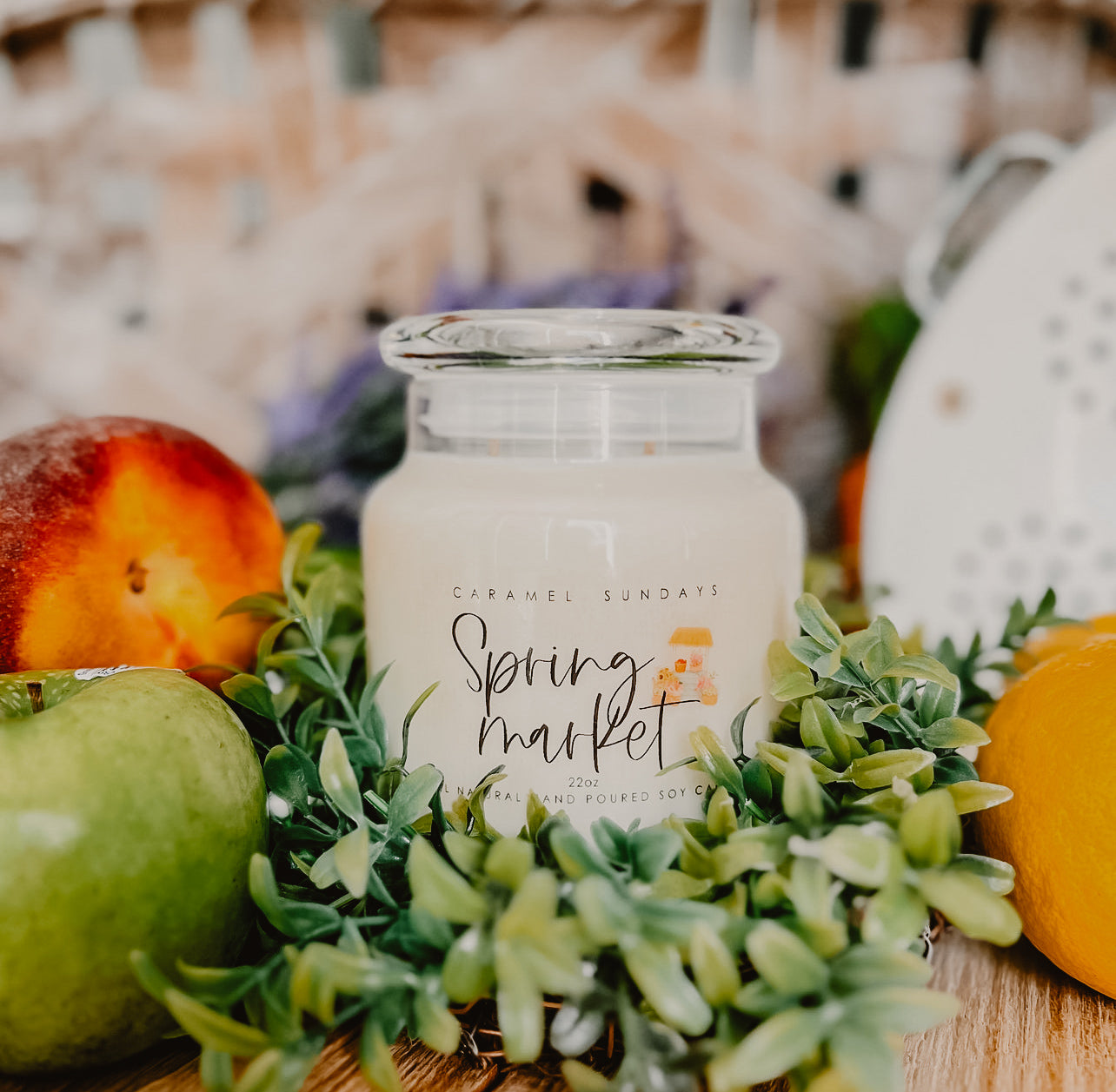 2 Wick Spring Market Soy Wax Candle