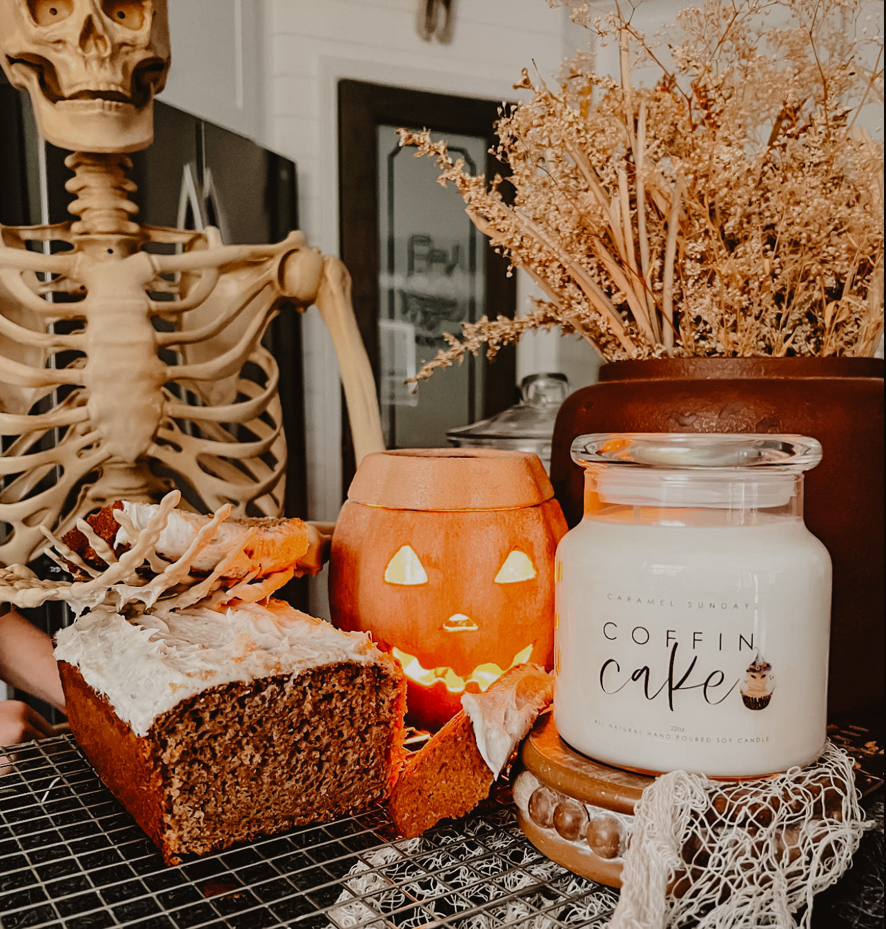 2 Wick Coffin Cake Soy Wax Candle