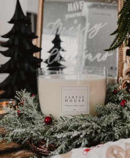 LARGE 40oz Santas House Soy Candle