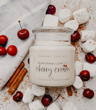 Load image into Gallery viewer, 22oz 2 Wick Marshmallow Cherry Cream Soy Wax Candle
