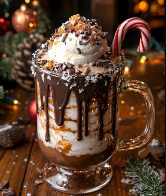 2 Wick Caramel Cocoa and Cream Soy Wax Candle