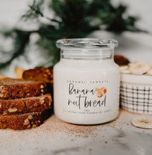 Load image into Gallery viewer, 22oz 2 Wick Banana Nut Bread Soy Wax Candle
