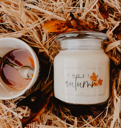 2 Wick Sweet Autumn Soy Wax Candle
