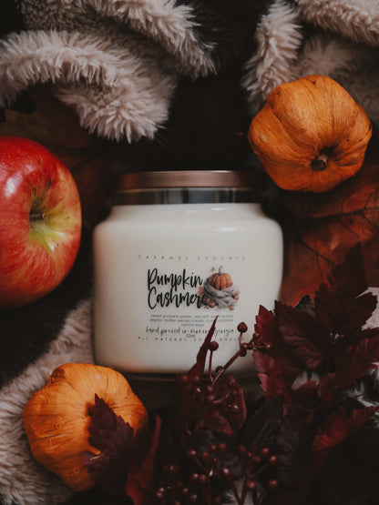 2 Wick Pumpkin Cashmere Soy Candle