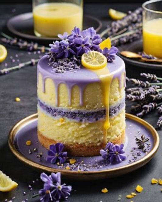 2 Wick Lemon Lavender Cake Soy Candle