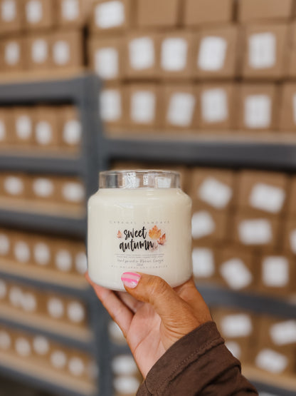 2 Wick Sweet Autumn Soy Wax Candle