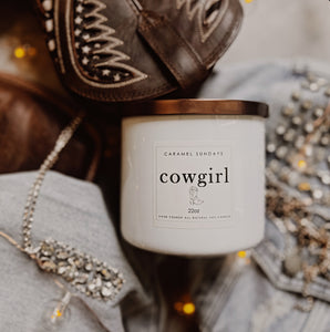 2 Wick Cowgirl Soy Wax Candle