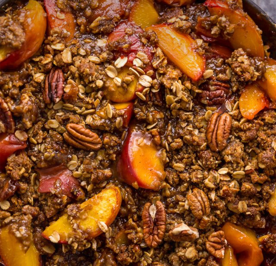 2 Wick Peach Pecan Crunch Soy Wax Candle
