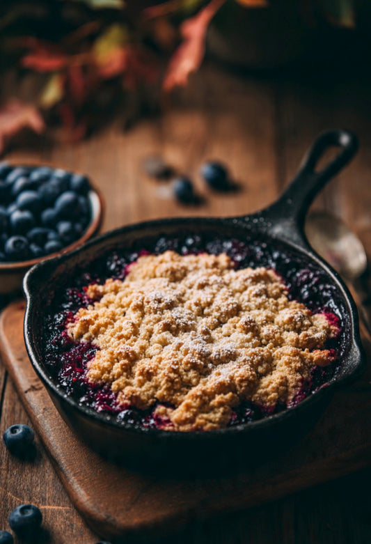 2 Wick Dad’s Blueberry Cobbler Soy Wax Candle