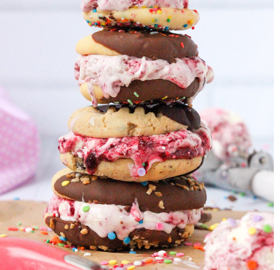 XXL 150oz Ice Cream Sandwiches Soy Candle
