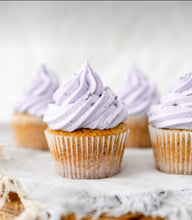 Load image into Gallery viewer, 85oz 4 Wick Lavender Cupcake Soy Candle

