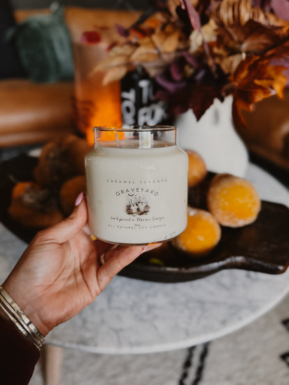 2 Wick Graveyard Soy Wax Candle