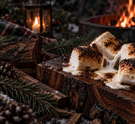 2 Wick Mahogany Marshmallow Soy Wax Candle