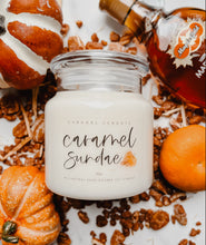 Load image into Gallery viewer, 22oz 2 Wick Caramel Sundae Soy Wax Candle
