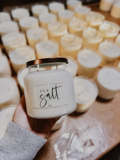 2 Wick Sea Salt Soy Wax Candle