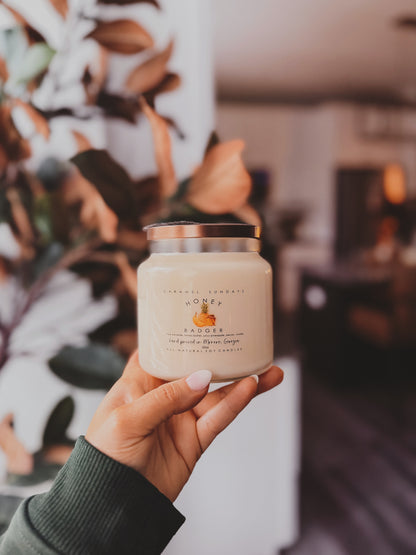 2 Wick Honey Badger Soy Wax Candle