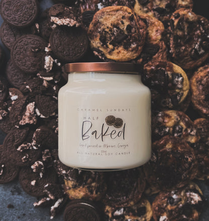 2 Wick Half Baked Soy Candle