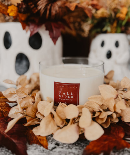 LARGE 40oz 4 Wick Fall Cider Soy Candle