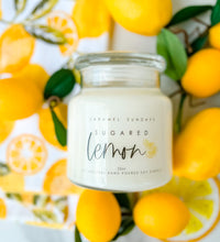 Load image into Gallery viewer, 22oz 2 Wick Lemon Squeeze Soy Wax Candle

