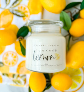 22oz 2 Wick Lemon Squeeze Soy Wax Candle
