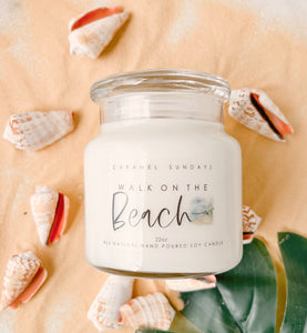 22oz 2 Wick Walk on the Beach Soy Wax Candle