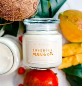 22oz 2 Wick Bohemian Mango Soy Wax Candle