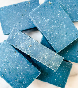 Black and Blue Cold Processed Bar Soap