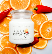 Load image into Gallery viewer, 22oz 2 Wick Cali Orange Soy Wax Candle
