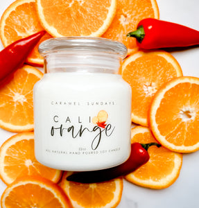 22oz 2 Wick Cali Orange Soy Wax Candle